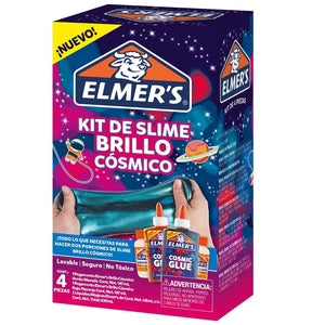 Kit Para Hacer Slime Brillo Cósmico Elmer's 4 Piezas