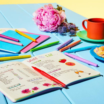 Marcadores Con Aroma Paper Mate Flair X 6 Punta Media