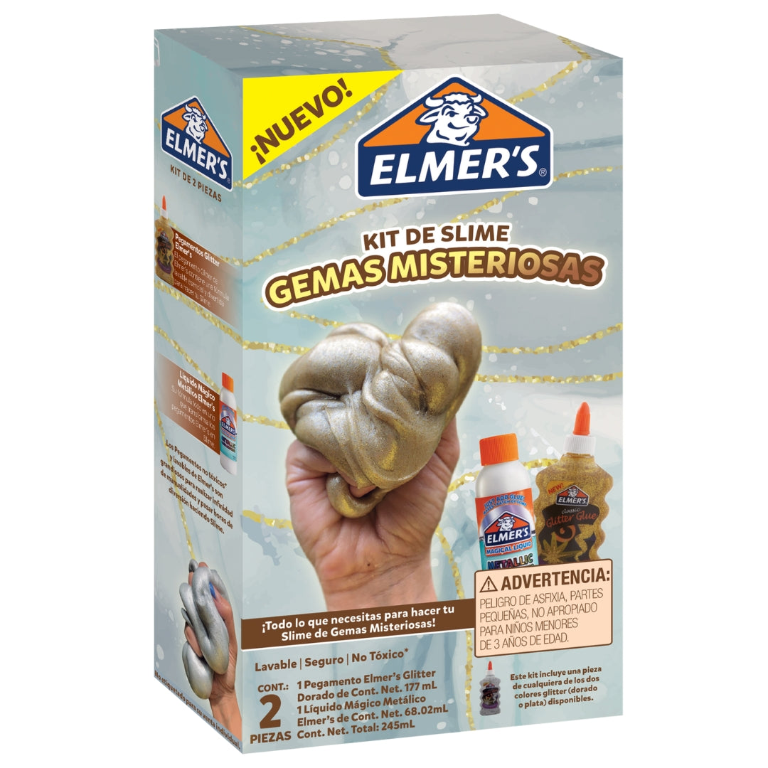 Mini Kit Slime Gemas Misteriosas Elmer's 2 Piezas