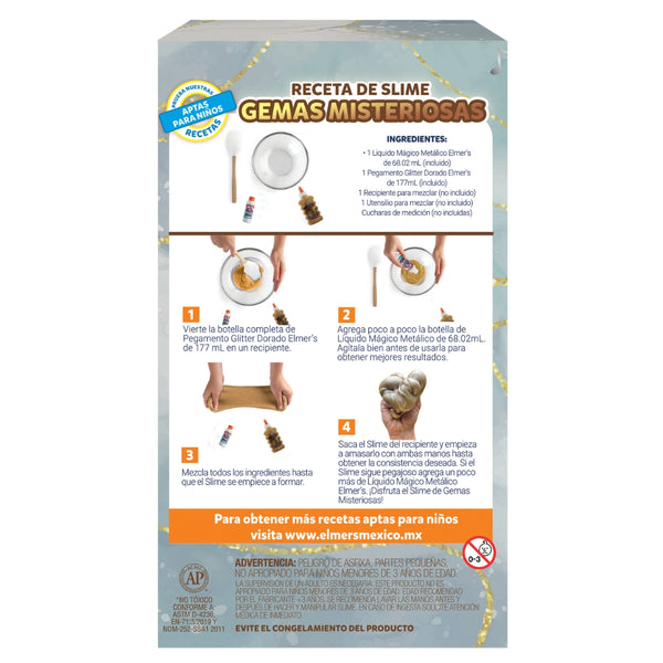 Mini Kit Slime Gemas Misteriosas Elmer's 2 Piezas