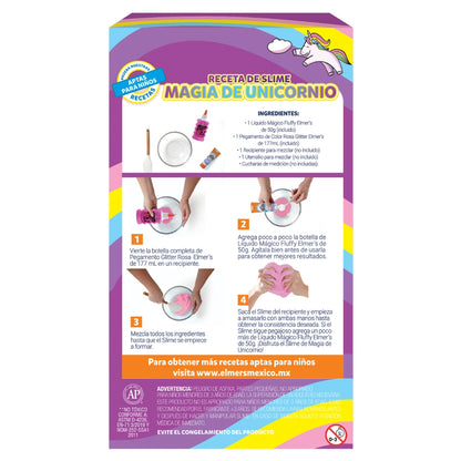 Mini Kit Slime Unicornio Mágico Elmer's 2 Piezas