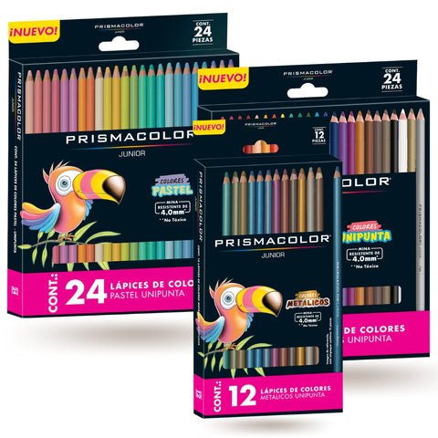 Prismacolor Neon Colored Pencils Set, 6 count, Junior 4.0mm