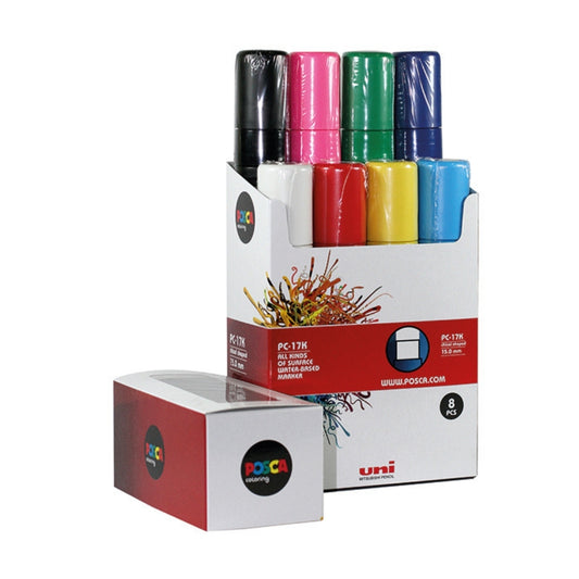 Set Marcadores Posca Punta 17K X 8 Colores