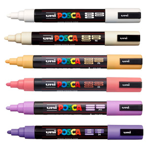 Set Marcadores Posca Punta 5M X 6 Shade Of Lilac