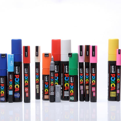 Set Marcadores Posca White Collection