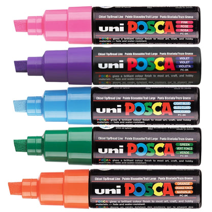 Set Marcadores Posca Punta 8K X 5 Fashion