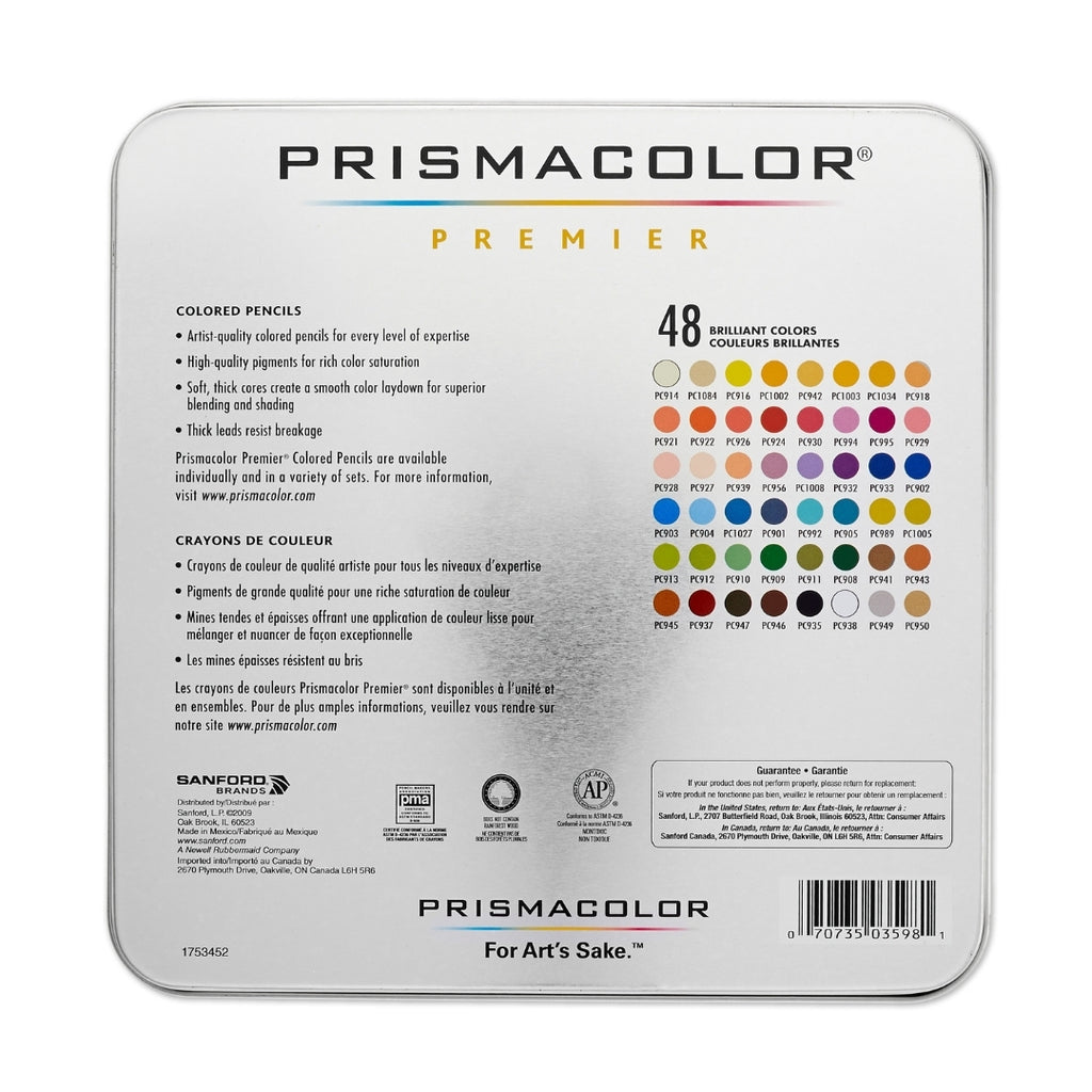 Prismacolor Premiere 48 Colores Profesionales Alta Calidad – El Pensar