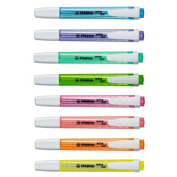 Resaltador Stabilo Swing Cool x 8 Colores Neón