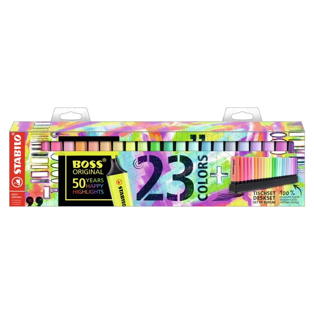 Resaltadores Stabilo Boss x 23 Edición Aniversario