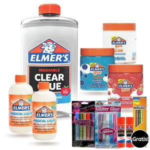 Pack Haz Clear Slime + Elmers Gue Cloud + Regalo