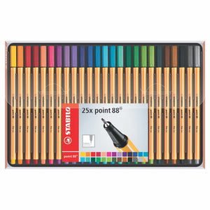 Fine Pen Point 88 x 25 Stabilo Estuche