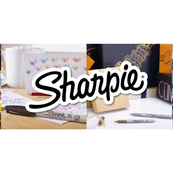 Marcador Permanente Sharpie Punta Fina Tropical x12