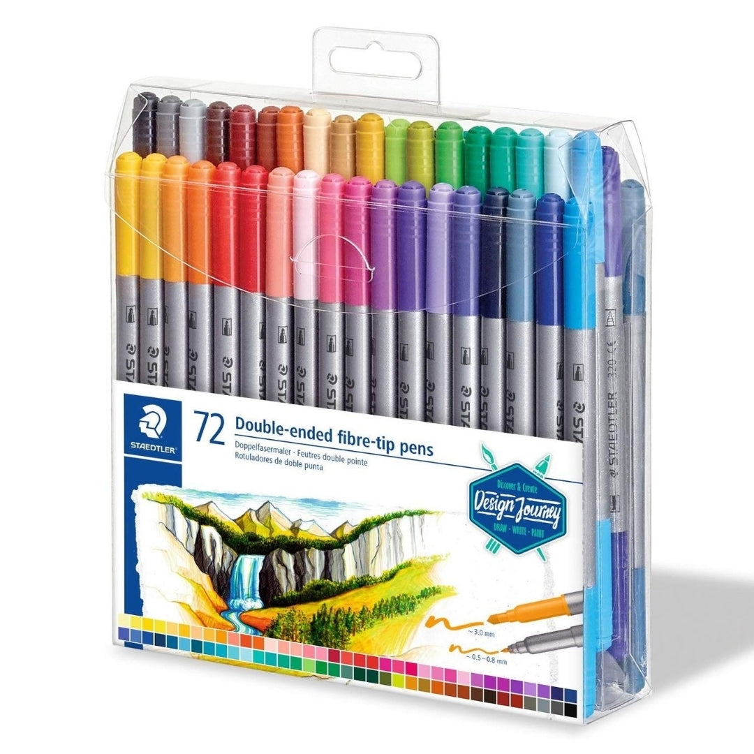 Marcadores x 72 Doble Punta Staedtler Design Journey