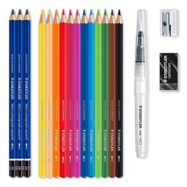 Set de Acuarelado Colores x 18 Staedtler Design Journey